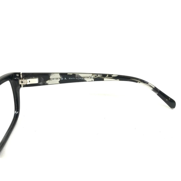 Prada Eyeglasses Black Tortoise Rectangular NEW - Picture 8 of 13